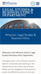 Mobile Screenshot of lgst.wharton.upenn.edu