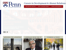 Tablet Screenshot of darrecruiting.upenn.edu