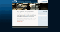 Desktop Screenshot of apex.wharton.upenn.edu