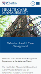 Mobile Screenshot of hcmg.wharton.upenn.edu