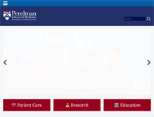 Tablet Screenshot of med.upenn.edu