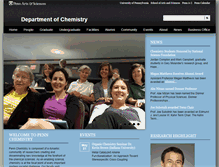 Tablet Screenshot of chem.upenn.edu