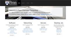 Desktop Screenshot of help.chem.upenn.edu