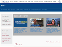 Tablet Screenshot of news.wharton.upenn.edu