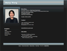Tablet Screenshot of maisy.wharton.upenn.edu