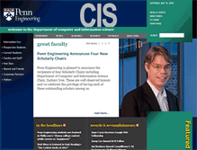 Tablet Screenshot of cis.upenn.edu