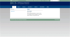 Desktop Screenshot of ircs.upenn.edu