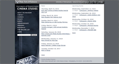 Desktop Screenshot of cinemastudies.sas.upenn.edu