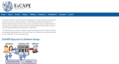 Desktop Screenshot of excape.cis.upenn.edu