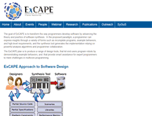 Tablet Screenshot of excape.cis.upenn.edu