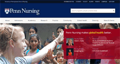Desktop Screenshot of nursing.upenn.edu
