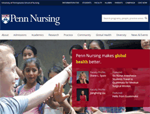 Tablet Screenshot of nursing.upenn.edu