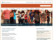 Tablet Screenshot of africa.upenn.edu