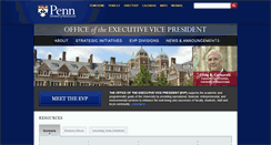 Desktop Screenshot of evp.upenn.edu