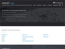 Tablet Screenshot of grasp.upenn.edu