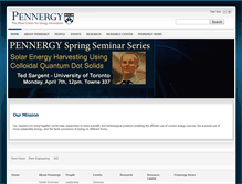 Tablet Screenshot of energy.upenn.edu