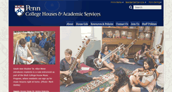 Desktop Screenshot of collegehouses.upenn.edu
