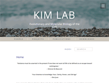 Tablet Screenshot of kim.bio.upenn.edu