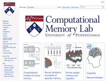 Tablet Screenshot of memory.psych.upenn.edu
