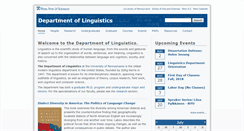 Desktop Screenshot of ling.upenn.edu