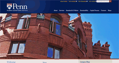 Desktop Screenshot of facilities.upenn.edu