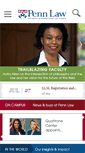 Mobile Screenshot of law.upenn.edu